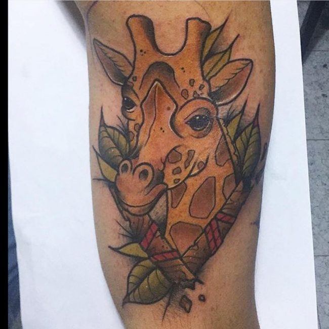 giraffe tattoos