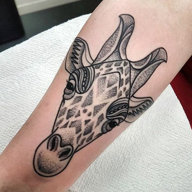 giraffe tattoos