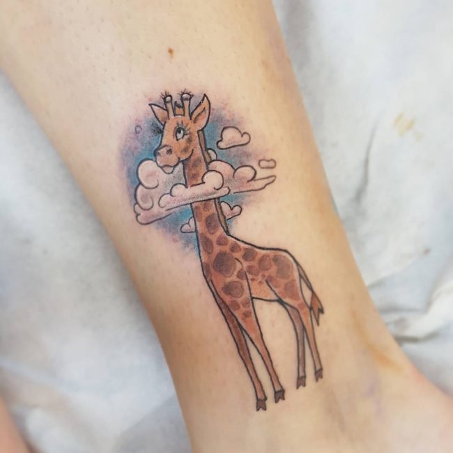 giraffe tattoos