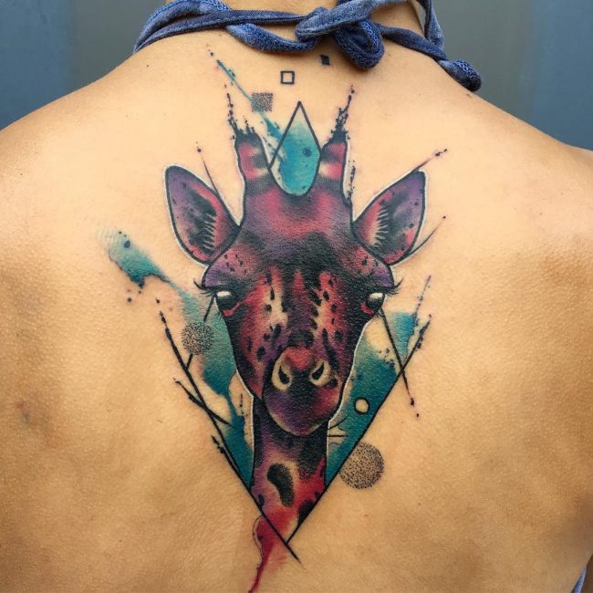 giraffe tattoos