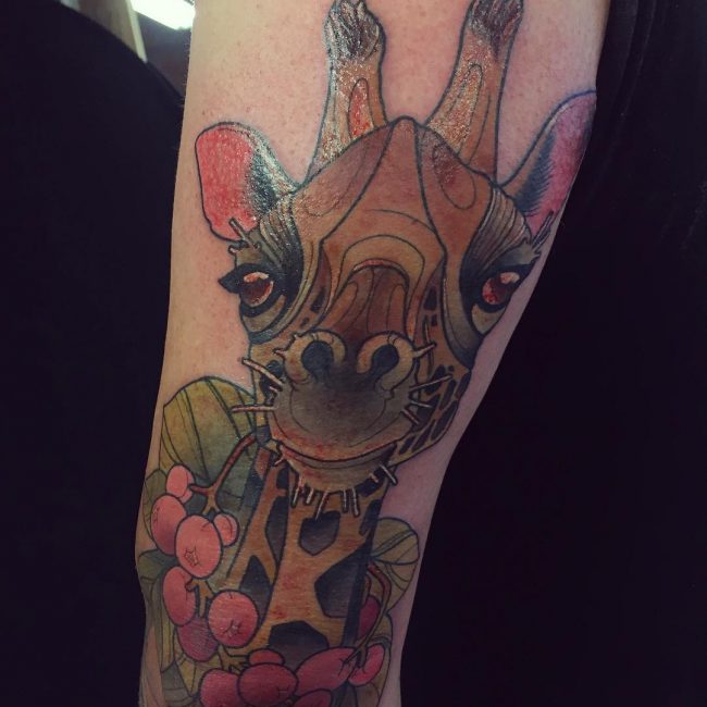 giraffe tattoos