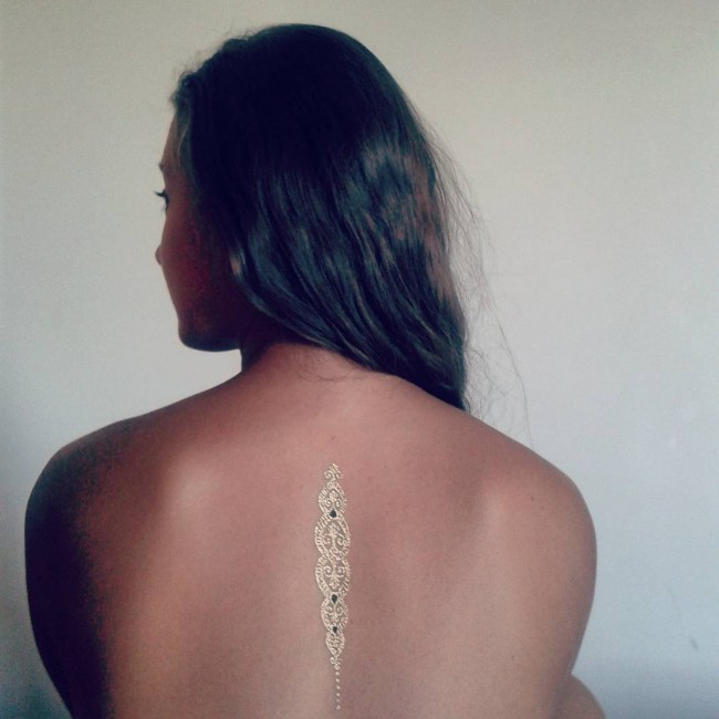 gold tattoo