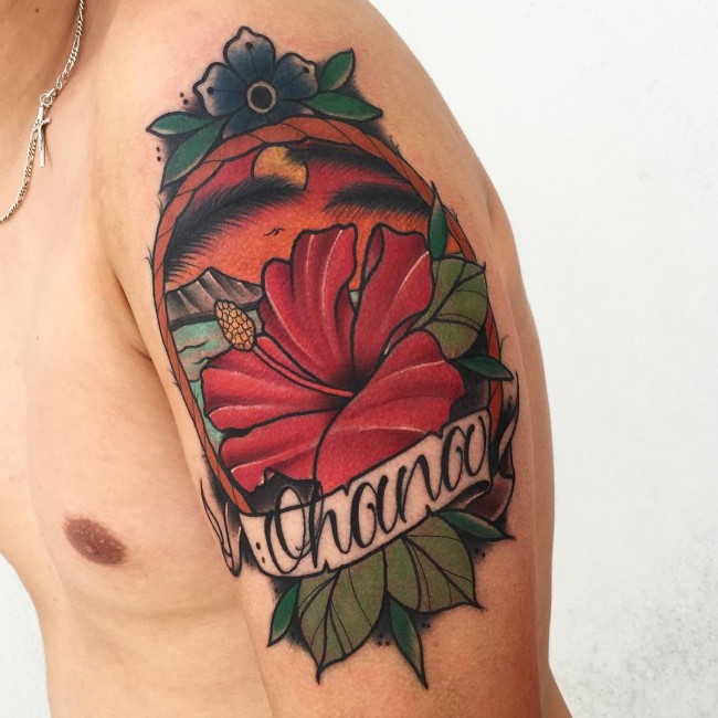 hibiscus tattoo 