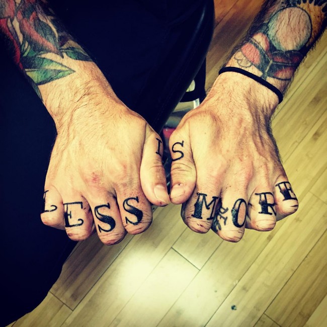 knuckle tattoos