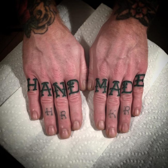 120+ Best Knuckle Tattoo Designs & Meanings - Self Expression (2019)