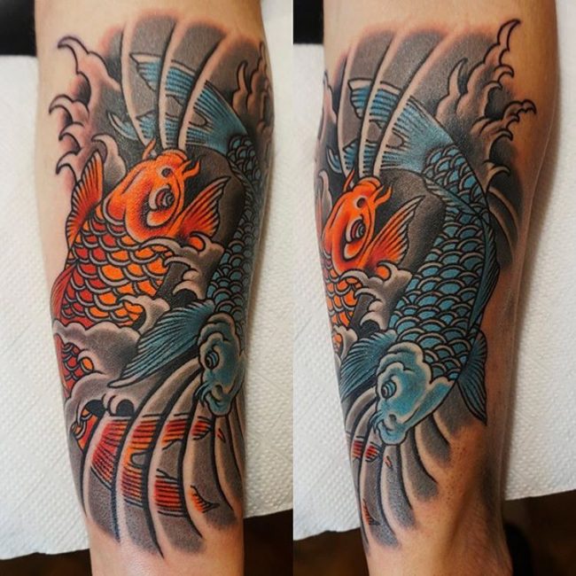 koi fish tattoo