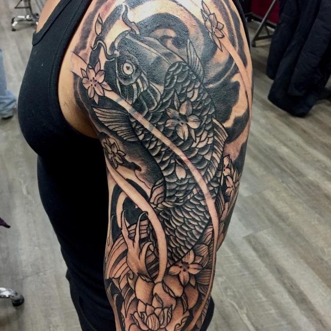 koi fish tattoo