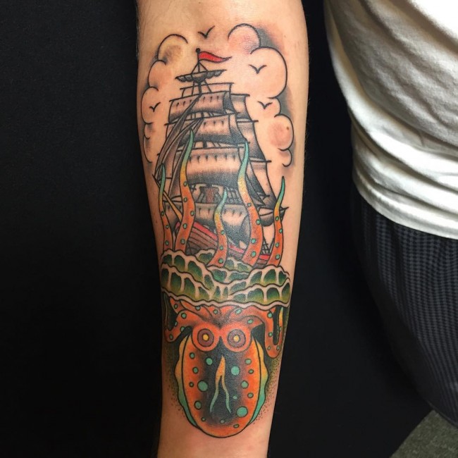 Kraken Tattoos