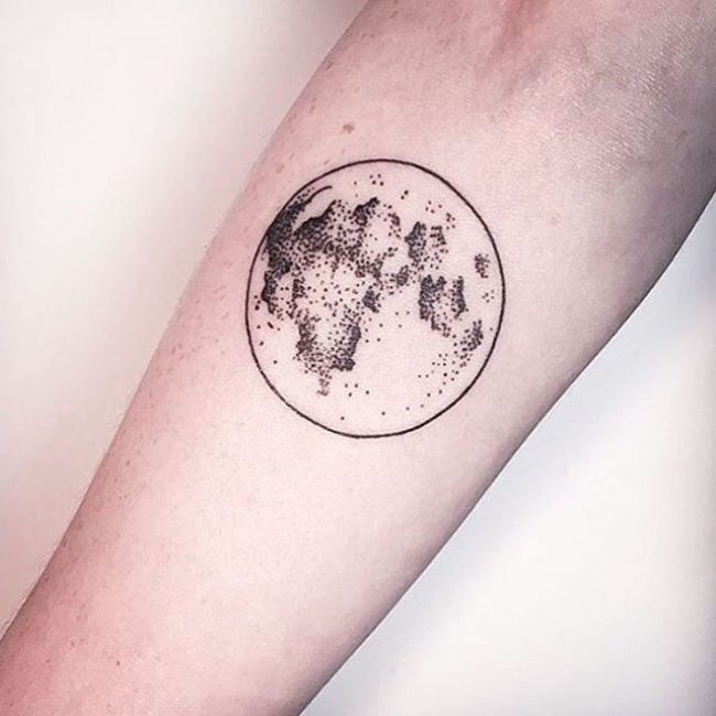 Full Moon Temporary Tattoo set of 3 - Etsy Hong Kong