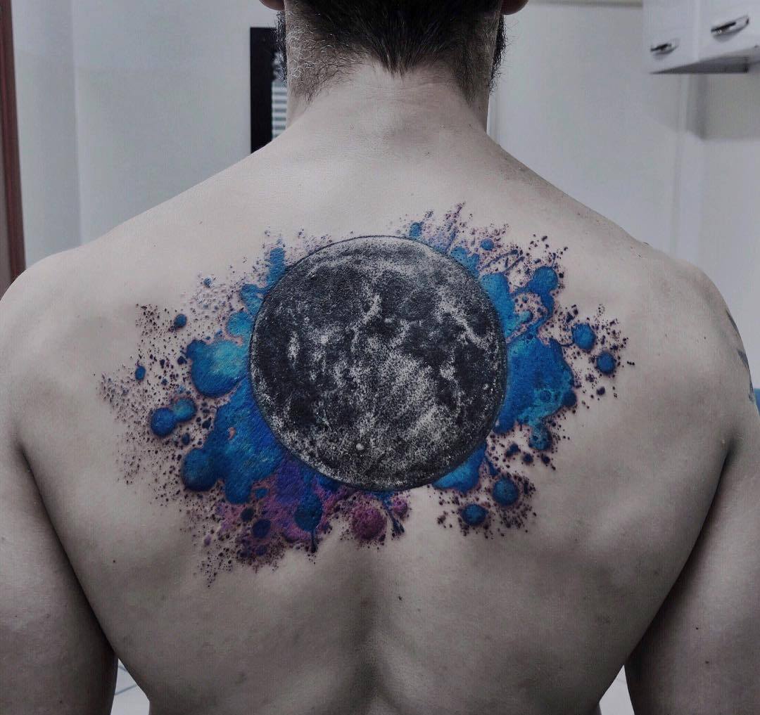 115+ Best Moon Tattoo Designs & Meanings - Up in the Sky (2019)