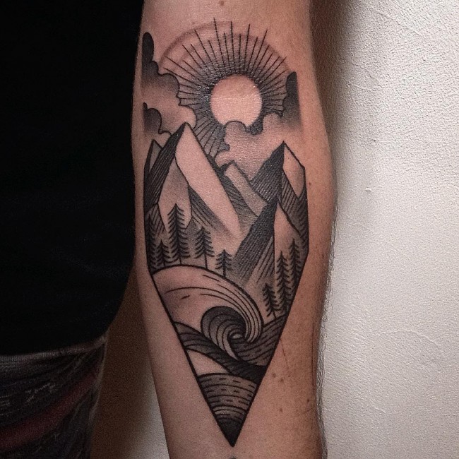 mountain tattoos