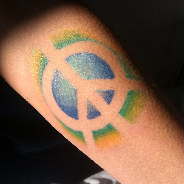 peace sign tattoos