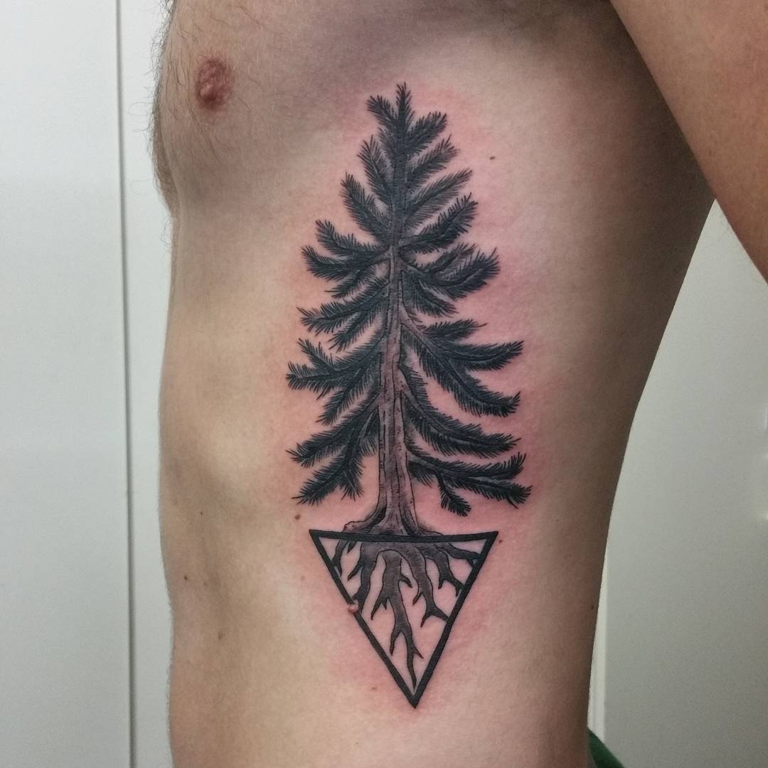 75 Simple And Easy Pine Tree Tattoo Designs And Meanings