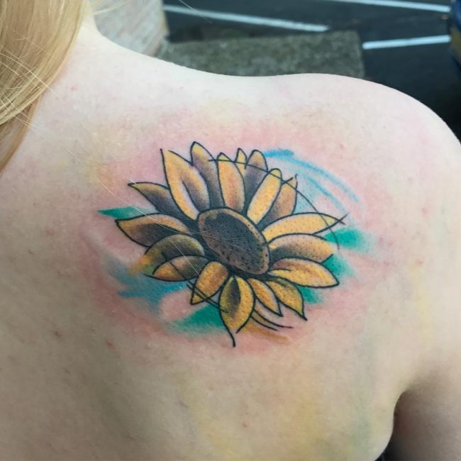 sunflower tattoo_