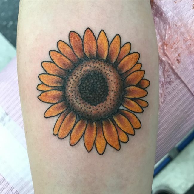 sunflower tattoo_