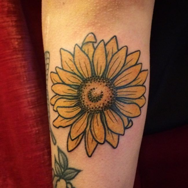 sunflower tattoo_