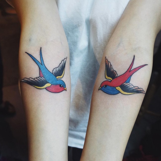 80+ Best Swallow Bird Tattoo Meaning and Designs - Fly in The Sky (2019)