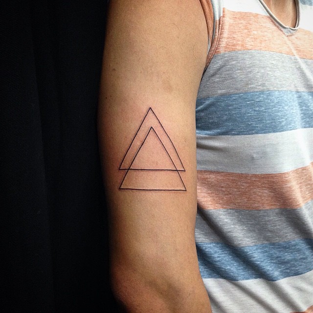 65+ Best Triangle Tattoo Designs & Meanings - Sacred Geometry (2019)