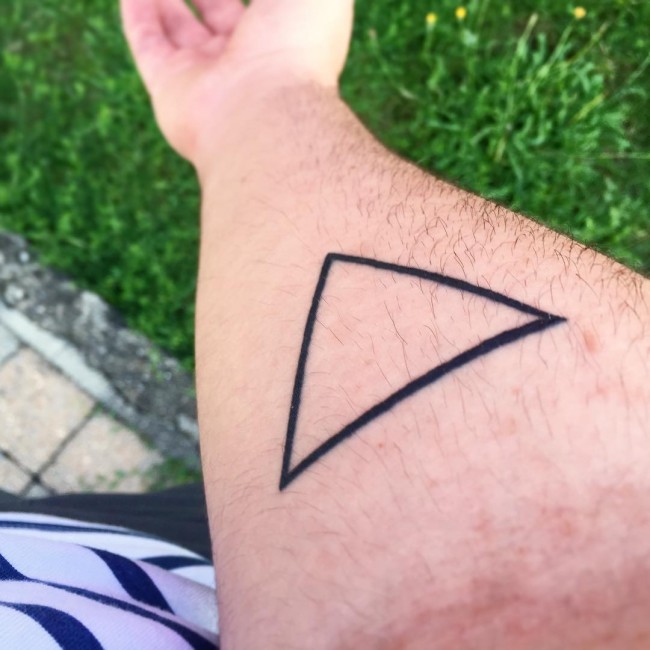 Buy Double Triangle - Temporary tattoo (Set of 2) Online at desertcartINDIA