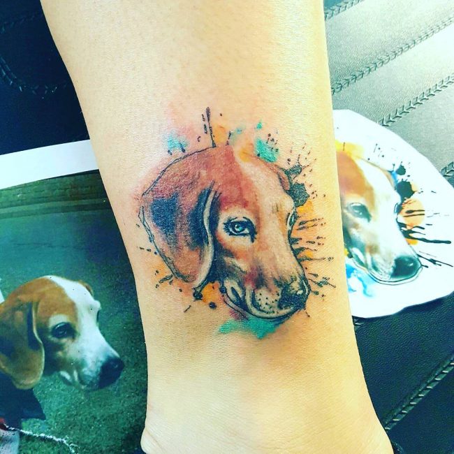 watercolor tattoo