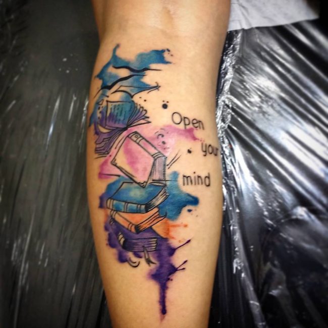 watercolor tattoo