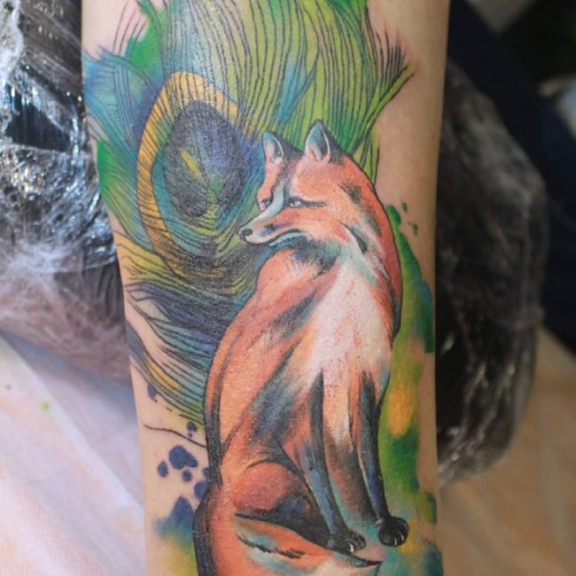 watercolor tattoo