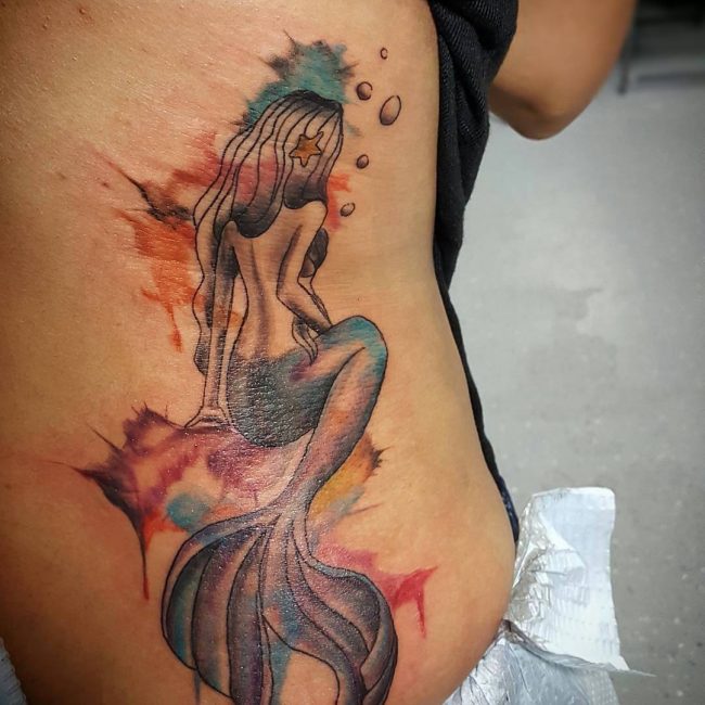 watercolor tattoo