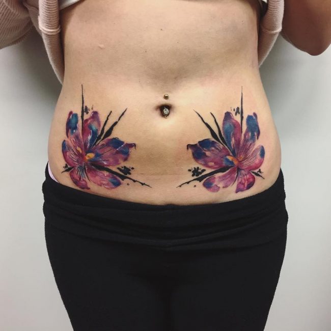 watercolor tattoo