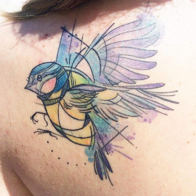 watercolor tattoo