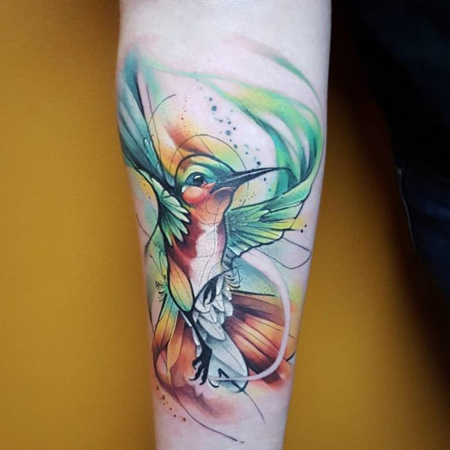 watercolor tattoo