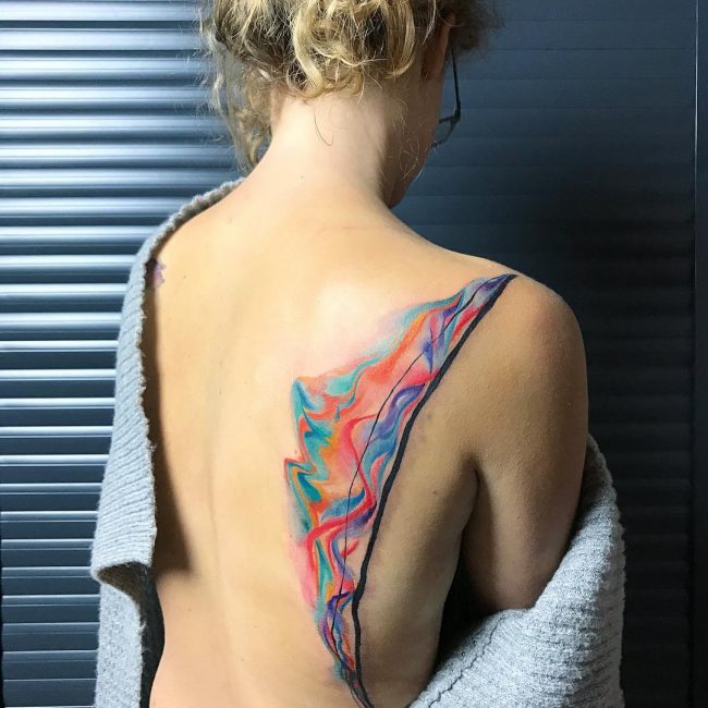 watercolor tattoo