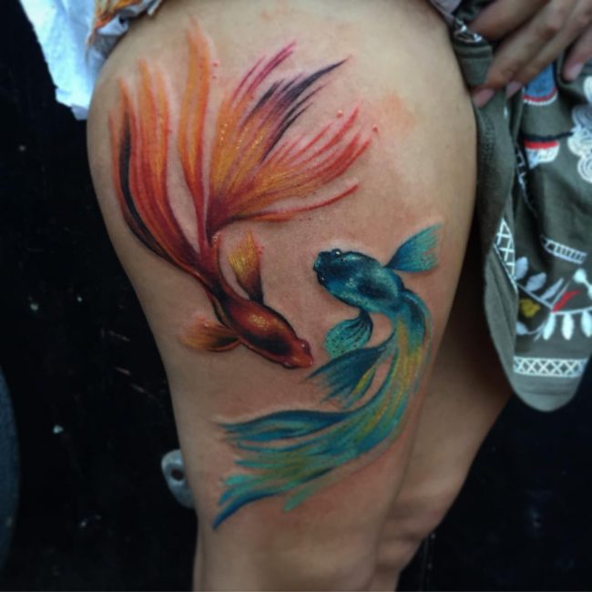 watercolor tattoo