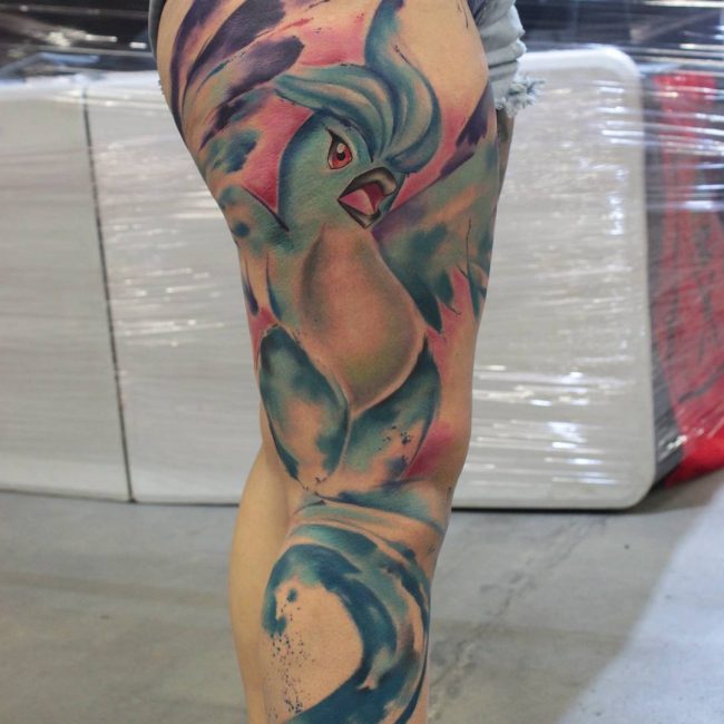 watercolor tattoo