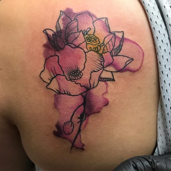 watercolor tattoo