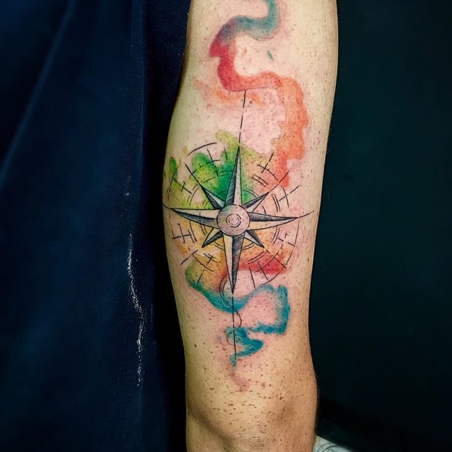 watercolor tattoo