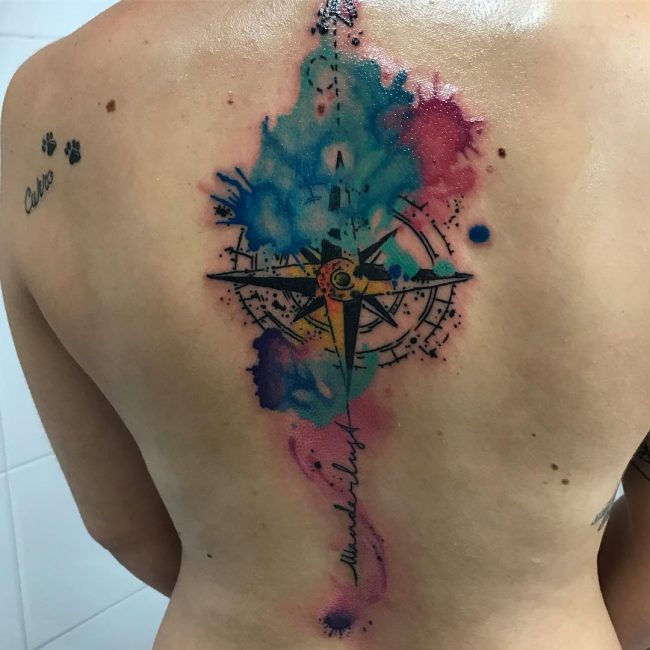 watercolor tattoo