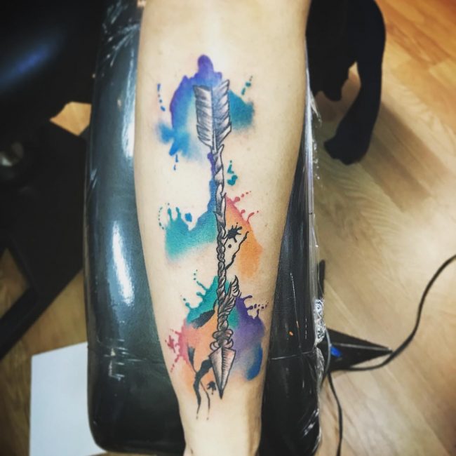 watercolor tattoo