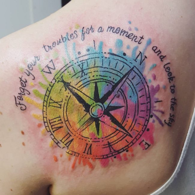 watercolor tattoo