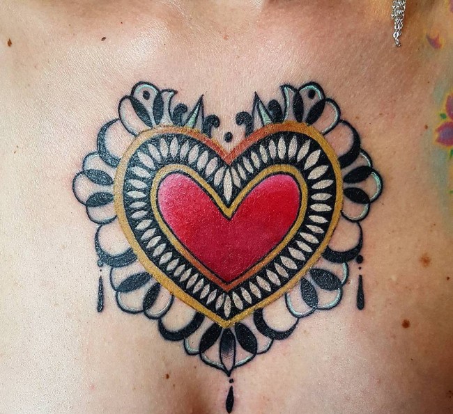 95 Best Heart Tattoo Designs Meanings True Love 2019