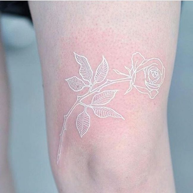 white tattoo