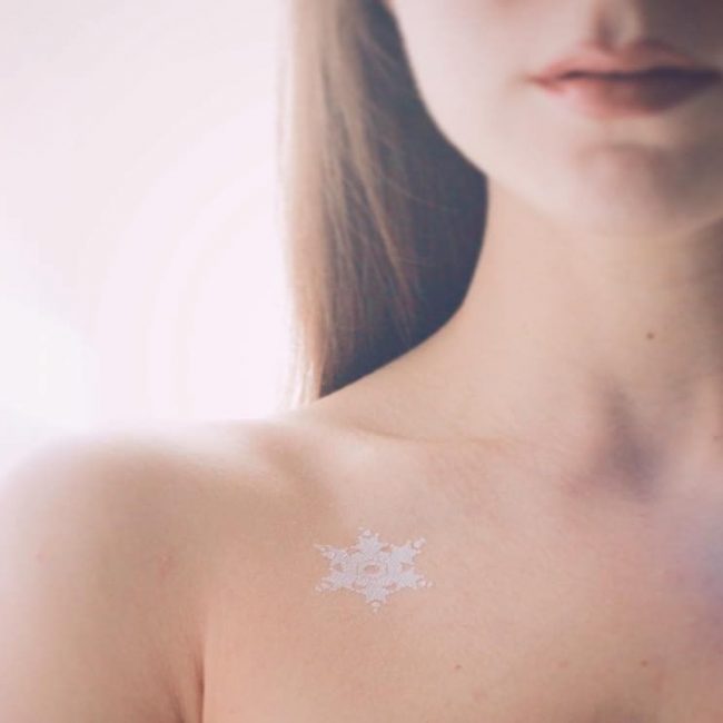 white tattoo