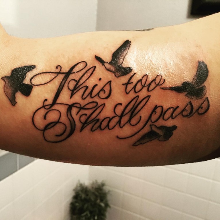 40 Modern This Too Shall Pass Tattoo Ideas & Meaning