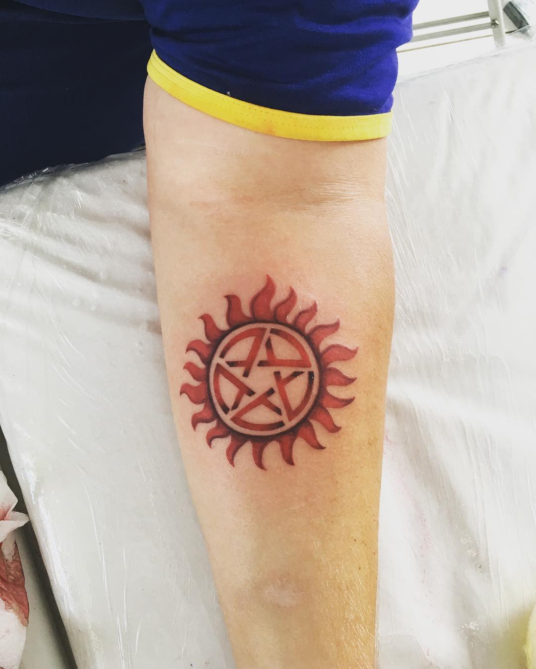 Valkyria Tattoo Parlour - Celtic symbol of the sun done by Beata. #celtic  #celticsun #celtictattoo #celtictattoos #celtictattoodesign #tattoo #tattoos  #tattooed #tattoostyle | Facebook