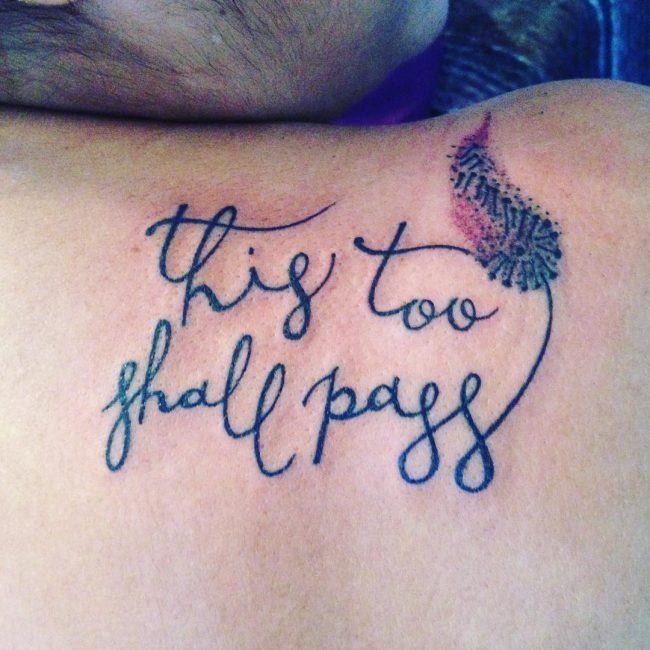 This Too Shall Pass Tattoo_