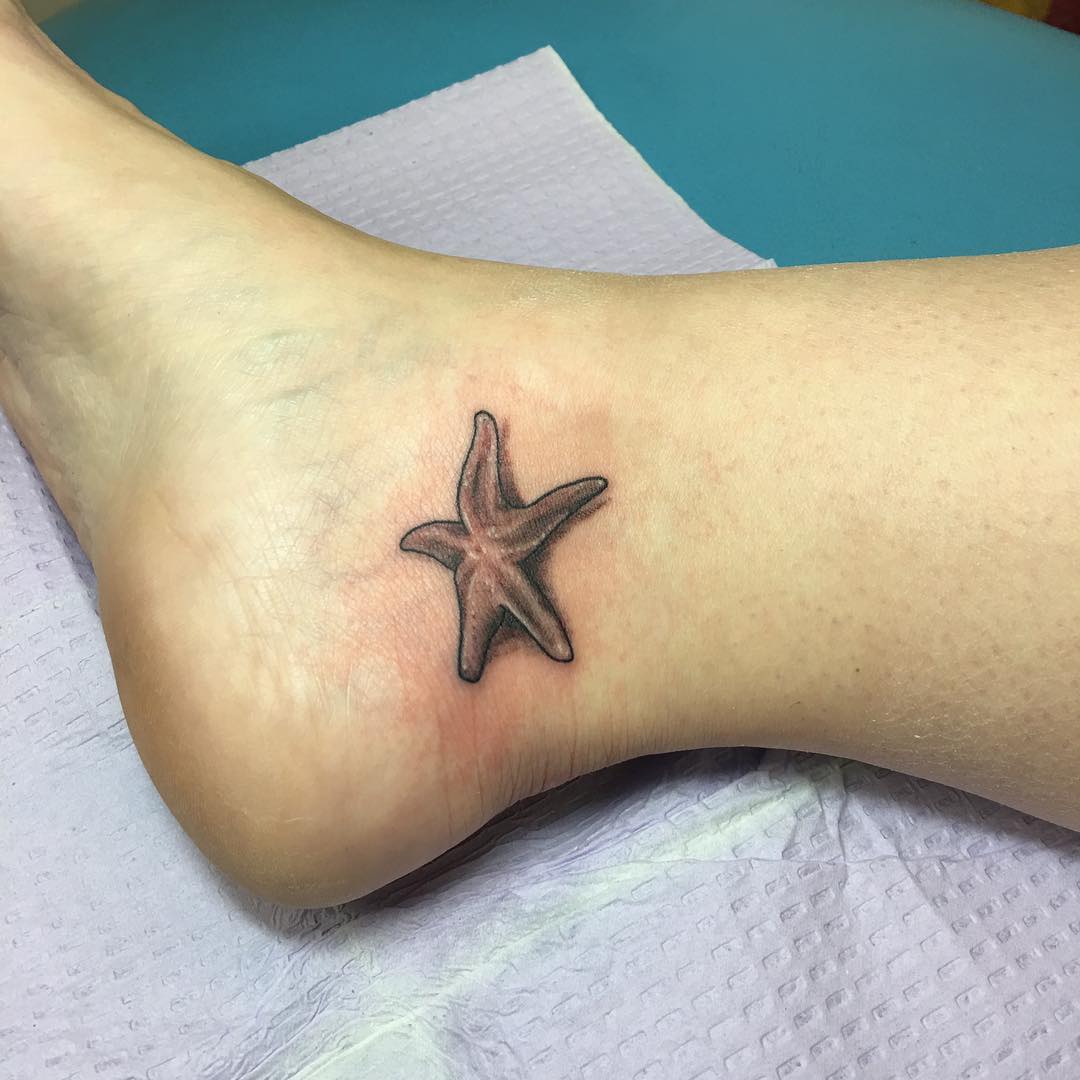 Starfish tattoo small