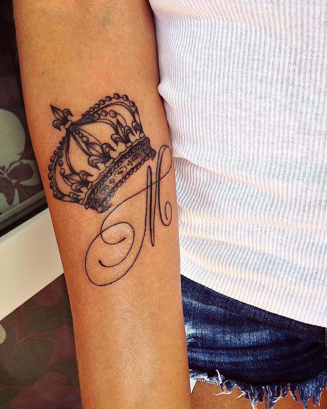 60 Charming Initial Tattoo Designs Keep a Loved One Closer