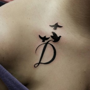 60 Charming Initial Tattoo Designs - Keep a Loved One Closer