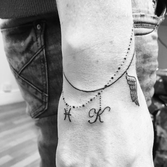 60 Charming Initial Tattoo Designs - Keep a Loved One Closer