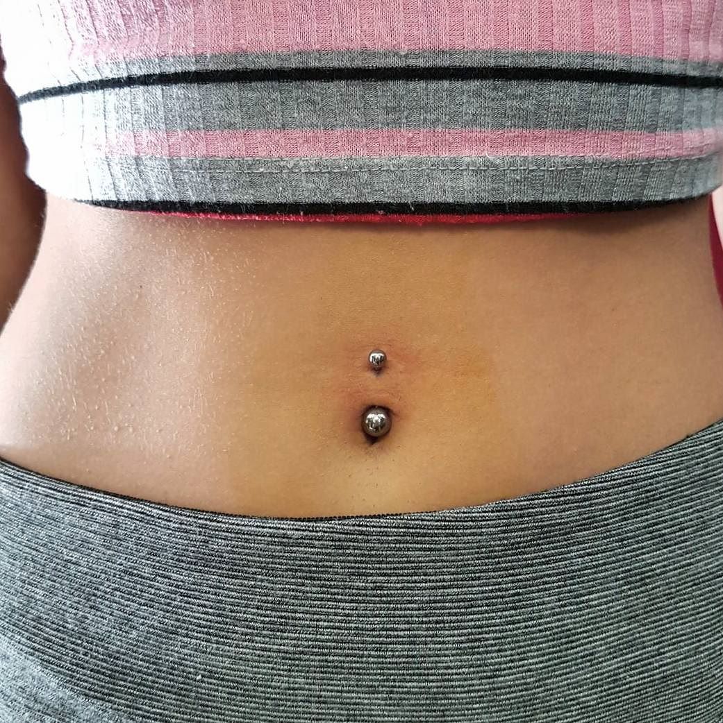 thumbnail image 2 of 3Pcs Fake Belly Button Rings - Clip On Non Piercing Belly Ring For Women, Stainless Steel With CZ, Belly Piercing Jewelry 2 of 12