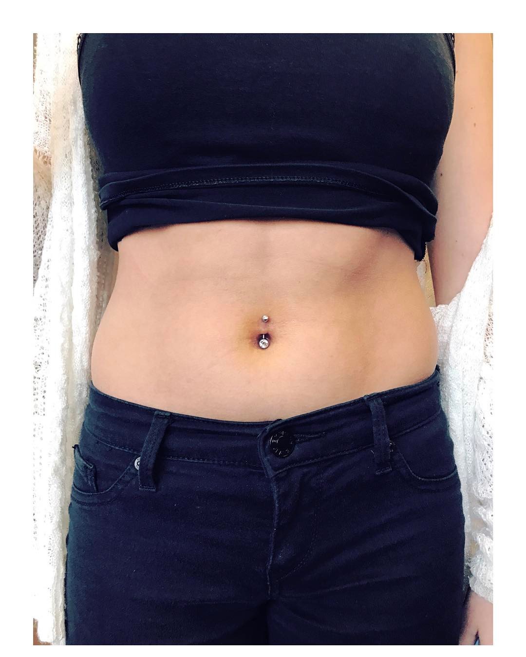 Dry Around Belly Button Piercing